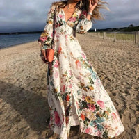 Tabitha | Floral Maxi Dress Long Sleeve