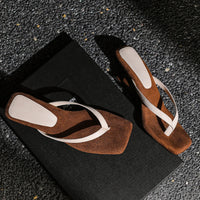 Ramona | Comfortable Heels Orthopedic Square Toe