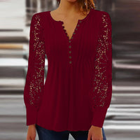Aliyah | Romantic Blouse Lace Sleeve