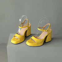 Mary | Comfortable Block Heels Orthopedic Ankle Strap
