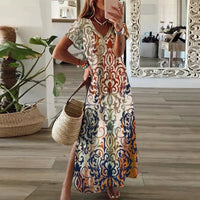 Maya | Boho Maxi Sundress V-Neck