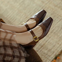 Vera | Comfortable Flats Orthopedic Buckle