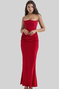 Lottie | Wedding Guest Maxi Dress Strapless