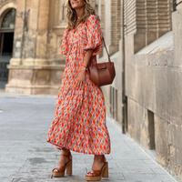 Riley | Boho Sundress Floral V-Neck