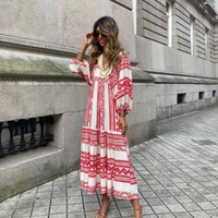Riley | Boho Sundress Floral V-Neck