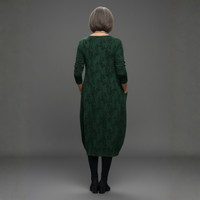 Maya | Printed Midi Shift Dress