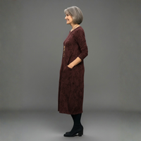 Maya | Printed Midi Shift Dress