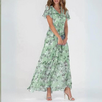 Miranda | Wedding Guest Dress Floral V-Neck