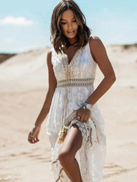 Loretta | Boho Maxi Sundress V-Neck