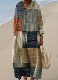 Ava | Boho Sundress V-Neck Maxi