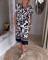 Gabrielle | Printed Sundress V-Neck