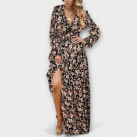 Selena | Floral Maxi Dress Long Sleeve