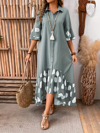 Wanda | Midi Dress Button-Front