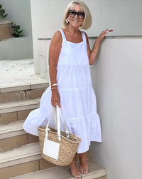 Persephone | Boho Dress Tiered Sleeveless