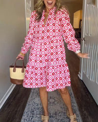 Noelle | Sundress Tiered Long Sleeve