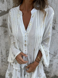 Rowan | Boho Dress Notch V-Neck