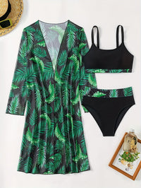 Chloe | Bikini Tropical Long Sleeve
