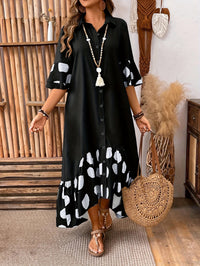 Wanda | Midi Dress Button-Front