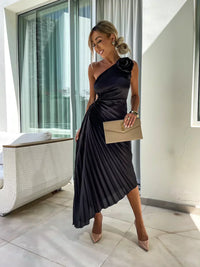 Grace | Wedding Guest Dress One-Shoulder Floral