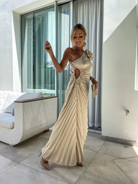 Grace | Wedding Guest Dress One-Shoulder Floral