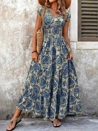 Madison | Boho Maxi Sundress V-Neck