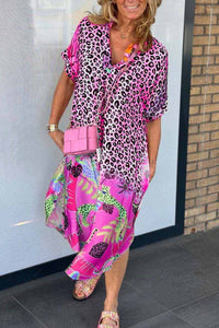 Colette | Sundress Animal Print Tropical