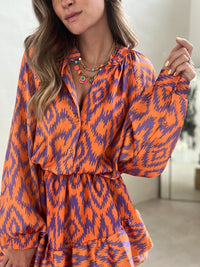 Sloane | Mini Sundress Long Sleeve Tiered