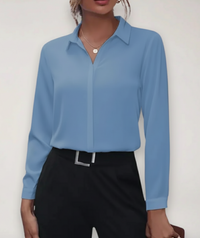 Gabrielle | Elegant Top Collared Neckline
