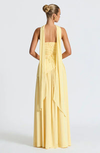 Madeleine | Wedding Guest Maxi Dress Asymmetric