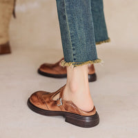 Uma | Orthopedic T-Strap Mary Jane Flats with Buckle Closure