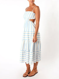 Hadley | Backless Midi Dress Open Back