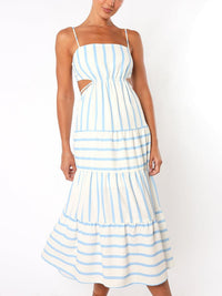 Hadley | Backless Midi Dress Open Back