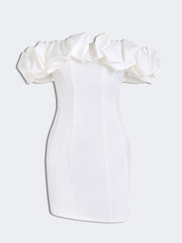 Elena | Cocktail Mini Dress Off Shoulder Ruffled
