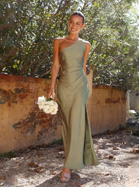 Miranda | Wedding Guest Maxi Dress One-Shoulder Slit