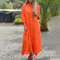 Daisy | Shirt Dress Button Front