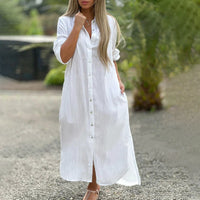 Daisy | Shirt Dress Button Front