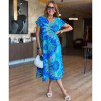 Sylvia | Midi Sundress V-Neck