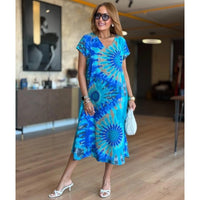 Sylvia | Midi Sundress V-Neck