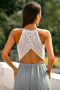 Audrey | Wedding Guest Maxi Dress Halter
