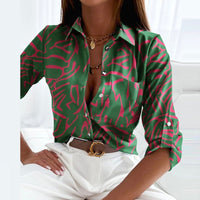 Caroline | Printed Blouse Long Sleeves