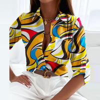 Caroline | Printed Blouse Long Sleeves