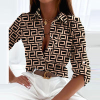 Caroline | Printed Blouse Long Sleeves