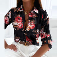 Caroline | Printed Blouse Long Sleeves