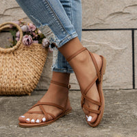 Kinsley | Strappy Sandals Orthopedic Open Toe Buckle
