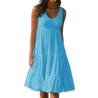 May | Mini Sundress Tiered Sleeveless