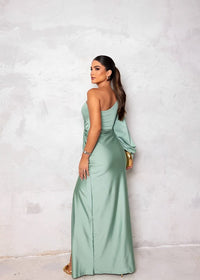 Arielle | Wedding Guest Maxi Dress One-Shoulder Bodycon