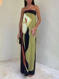 Eloise | Floral Bodycon Maxi Dress Spaghetti Strap