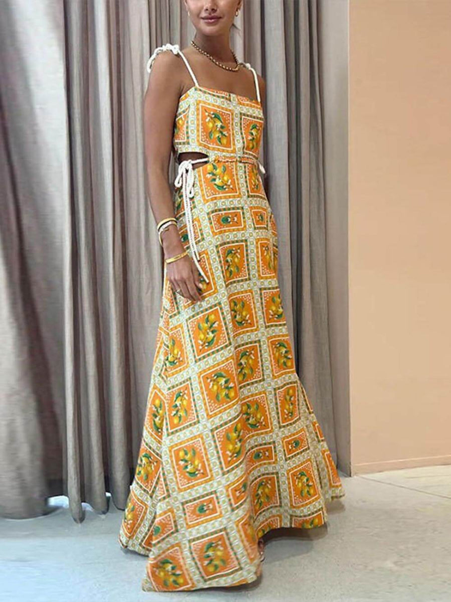 Natalie | Maxi Sundress Cutout