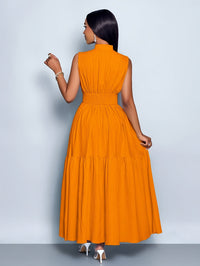 Briar | Wedding Guest Maxi Dress A-Line Mock