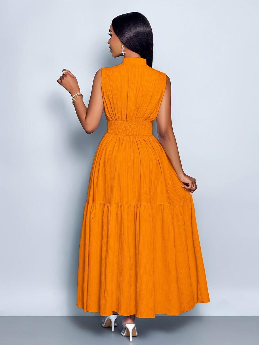 Briar | Wedding Guest Maxi Dress A-Line Mock